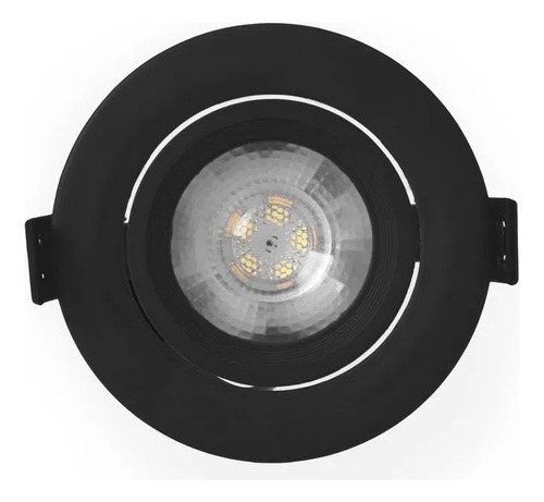 Pack 3 Unidades Foco Embutido Led 5w Luz Cálida Basculante