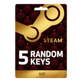 5 Keys Vip Aleatórias Da Steam 