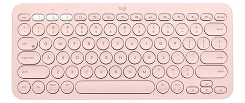 Teclado Inalámbrico Español Bluetooth Rosa Logitech K380