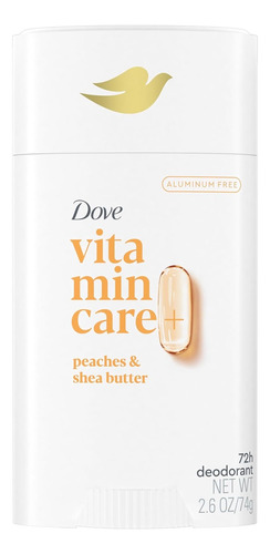 Dove Vitamincare+ Desodorante En Barra Libre De Aluminio
