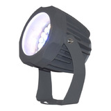 Reflector Led 28w Exterior Tecnolite Luz De Luna Ip66 Ik08 Color De La Carcasa Negro Color De La Luz Azul