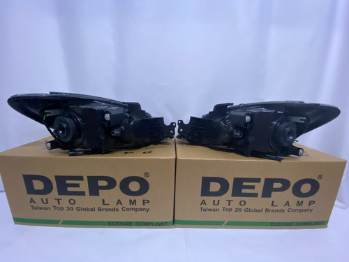 Faro De Mitsubishi Lancer Touring 2005-2015 Depo Foto 6