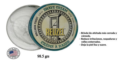 Reuzel Crema De Afeitar, Shave Cream Barbería Profesional