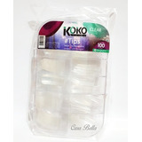 Koko Nails - Tips Clear 100 Piezas