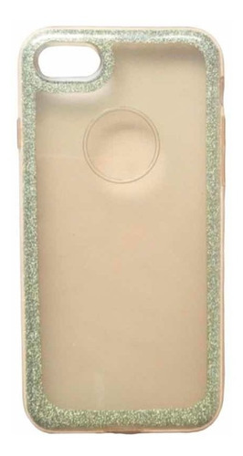 Funda Con Borde Brillante Para iPhone 7 Y iPhone 8