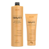 Shampoo -pós Química Trivitt 1 Litro E Condicionar 250gr