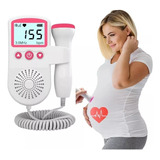 Monitor Fetal Doppler Latidos Fetales Corazón Bebé Color Blanco Rosa