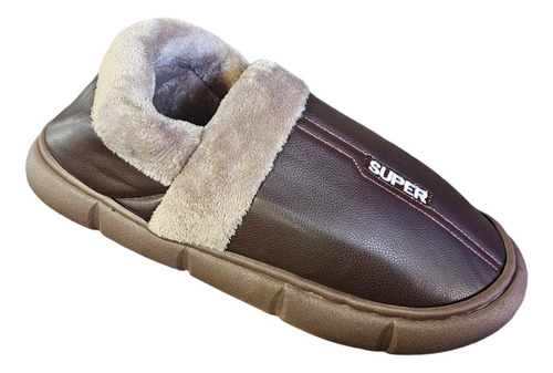 Pantufla Hombre Invierno Cerrado Liviano Especial Ature 058