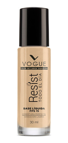 Base De Maquillaje Vogue Resist Larga Duración 30ml