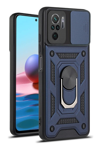 Funda Para Pocophone M5s Con Protección De Cámara + Cristal