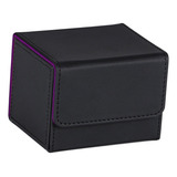 Trading Card Deck Box Organizador Soporte De Púrpura