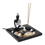 Incensário Jardim Japonês Zen Buda Meditação Vela + Incensos