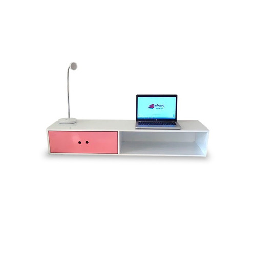 Mueble De Oficina Escritorio Moderno Flotante Mod Dijon