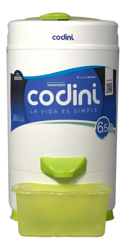 Secarropas Codini Innova Verde 220v - 6.5kg