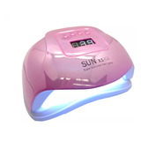 Cabine 120w Led Uv Sun X Plus Manicure Acrigel Gel Nail Rosa 110v/220v (bivolt)