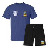 Remera + Short - Argentina Afa - Escudo / Logo / Futbol