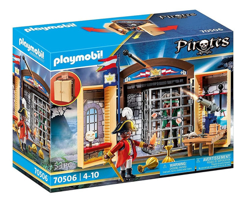 Playmobil Piratas Cofre Aventura De Piratas 53 Piezas 70506