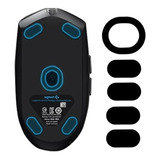 Kit 2 Mouse Feet Pé Skates Para Logitech G102 G Pro G203 Pro Cor Preto