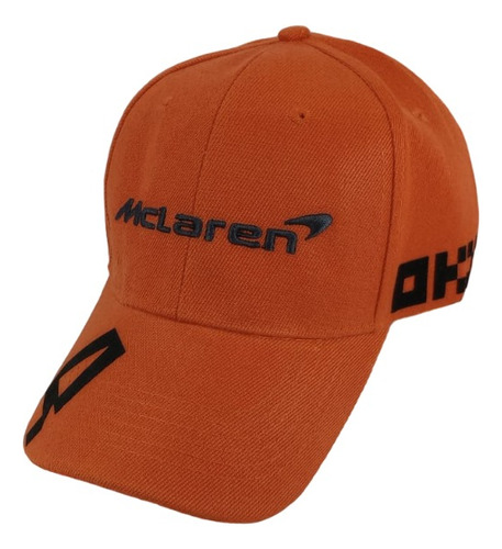 Gorra Mclaren F1 Lando Norris De Gabardina Bordada 