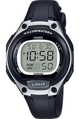 Reloj Casio Dama Digital Alarma Crono Luz Modelo Lw-203-1av