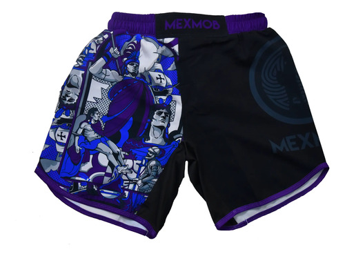 Short Xflex Mexmob Temoc Mma Bjj Nogi Jiu Jitsu | Meses sin interés