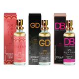 Kit 3 Perfume Feminino Amakha Paris 521 Sexy Gd Db