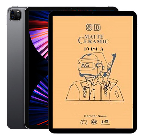 Película Paperlike Gamer Fosca Cerâmica Para iPad Pro 12.9