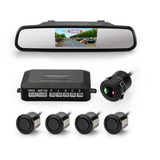 Kit Sensor Estacionamiento Espejo Retrovisor Display Cámara