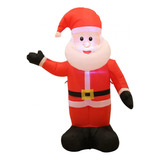 Decoración Inflable Navideña De Papá Noel De 120cm,