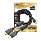 2 Unidades - Cabo Hdmi 2.0 Ultra Hd 4k Ouro 1.8 M Com Filtro