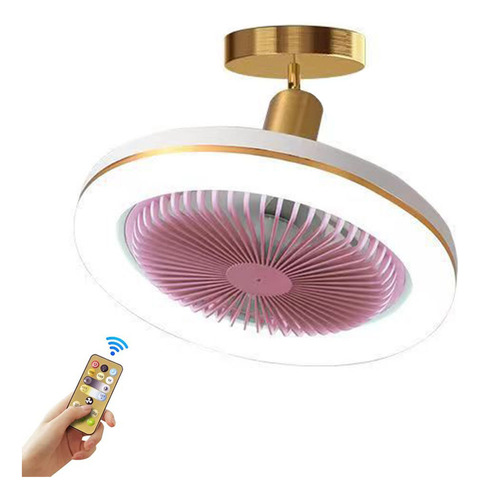 Lámpara De Ventilador De Techo A09 Con Cabezal Móvil De 360°
