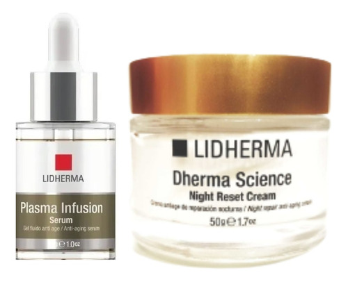 Dherma Science Night Reset + Plasma Infusion Serum Lidherma