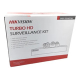 Kit Dvr 4ch 4bullet 1080p Ir+ Fuente + Cable Ip66 Hikvision 