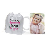 Taza Ceramica Importada Bolsita Tela Personalizados Con Foto