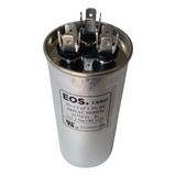 Capacitor Duplo 45+2,5 Mfd 440v C/ Terminal 50x100  Aluminio