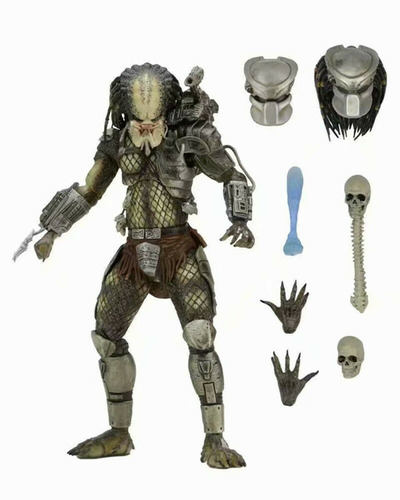 Coleção De Bonecos De Ação Jungle Hunter Predator Movie 7