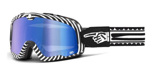 Goggles Moto 100% Original Barstow Death Spray Azul Lens