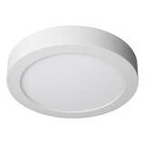 Panel Plafon Led Aplicar 24w Redondo Blanco Luz Fria Baw