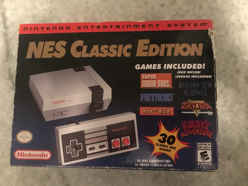 Nintendo Nes Classic Mini En Caja Completa