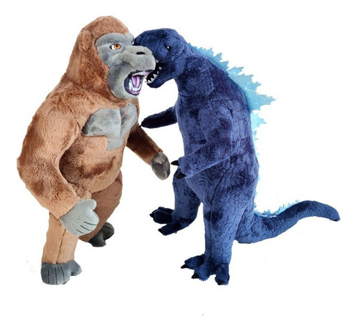 Muñeco De Peluche Godzilla Vs Kong, 2 Piezas, Regalo De Cump