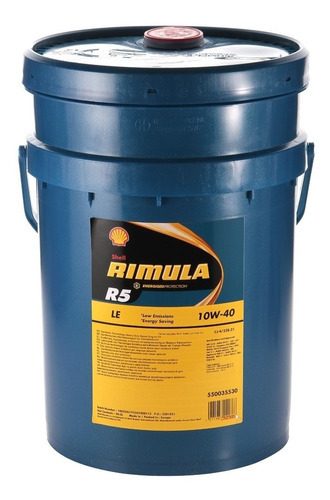 Aceite Shell Rimula R5 E 10w40 Balde 20 Litros