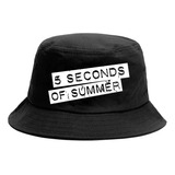 Gorro Bucket Hat 5 Seconds Of Summer Logo Estampado