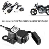 Cargador Doble Usb De 1224v  Para Motocicleta