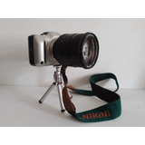 Câmera Analógica Antiga Nikon Pronea S Lente Sigma Dl Ler