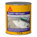 Sikafill 100 Super Cubiertas Y Terrazas 4.5 Kg Gris