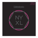 Encordado Daddario Nyxl0942 Para Guitarra Eléctrica .009-042