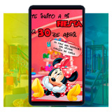 Video Invitación Digital De Minnie Mouse Para Cumpleaños