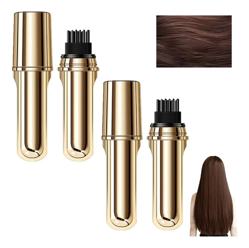 2pcs 2en1 Peine Con Tinte De Cabello,barra Para Pintar Canas