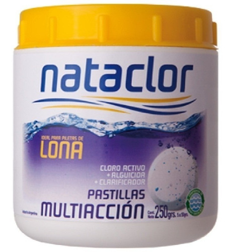 Cloro Pastillas Multiaccion De Nataclor Pileta  Lona Oferta!