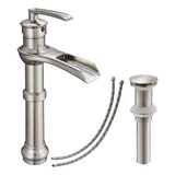 Bathlavish Grifo De Lavabo En Cascada, Grifo De Recipiente D